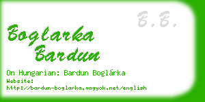boglarka bardun business card